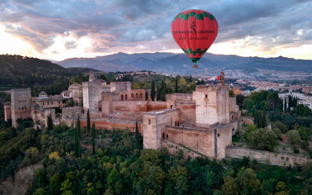 viaje en globo granada
