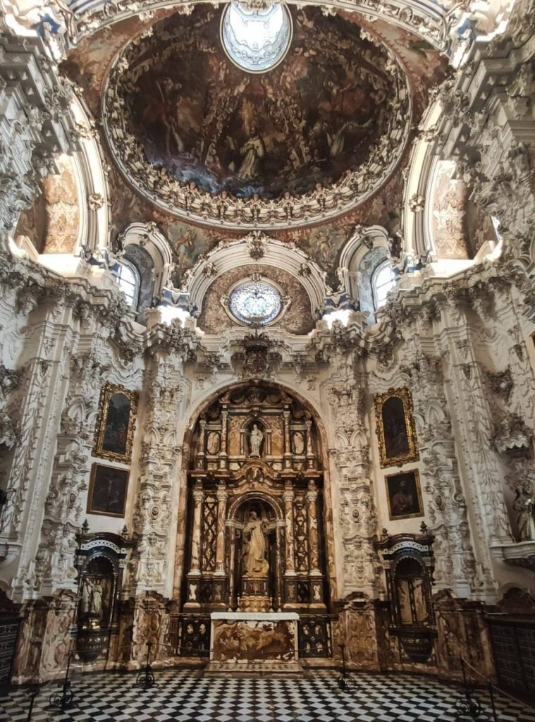 Interior del Monasterio de la Cartuja de Granada